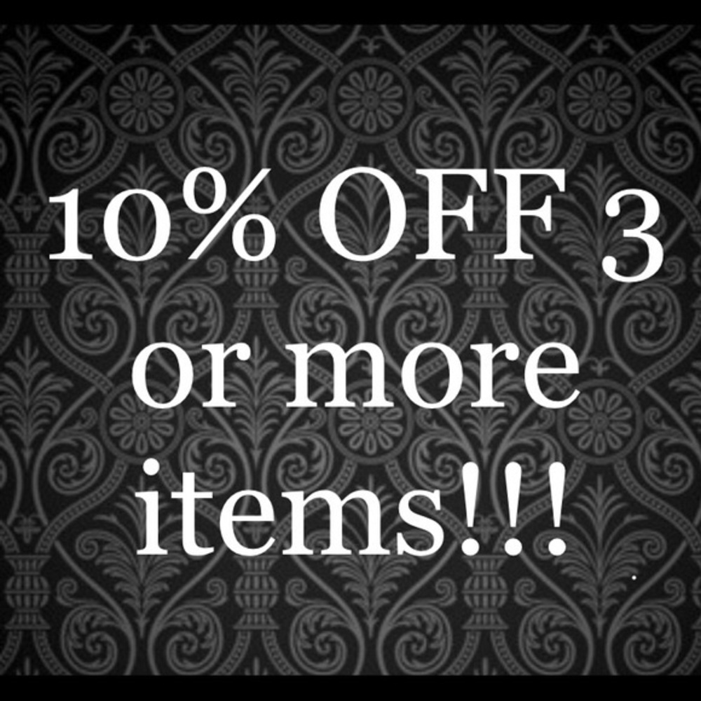 New🌟10 %off of 3 or more items!!!
